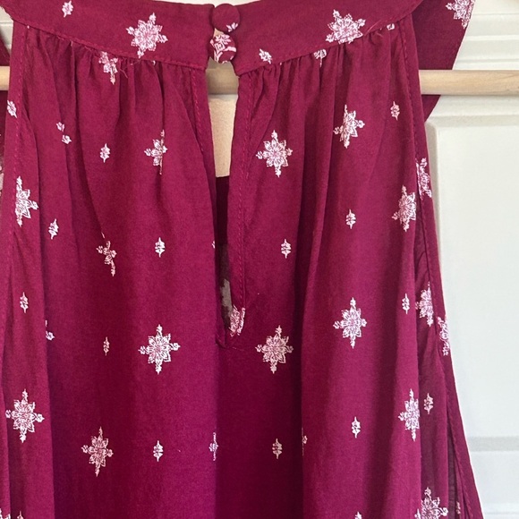 Torrid Whimsigoth Halter Neck Magenta Top Flowy Casual Summer Size 1, XL - Picture 3 of 10